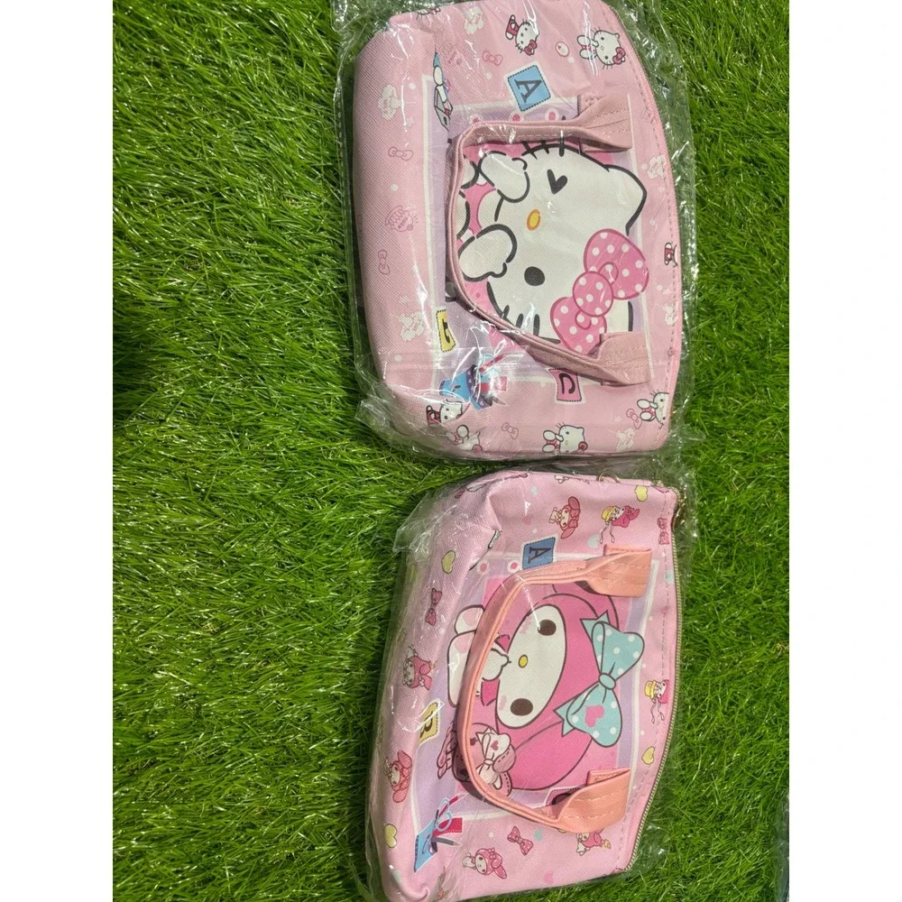 Lot of 8 Sanrio Hello Kitty My Melody Kuromi Cinnamoroll Mini Tote Bag ZPouch